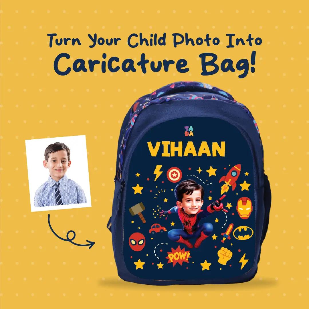 Personalised Bags With Kid Photo and Name